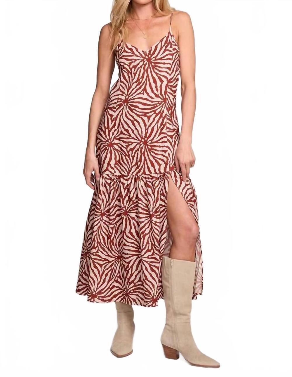 NEW SALTWATER LUXE marcela midi dress in rustic